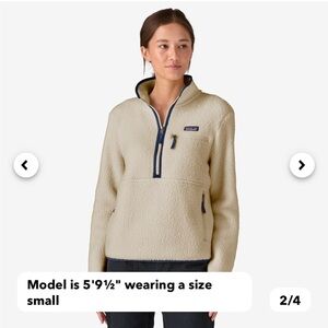 Patagonia Women's Retro Pile Fleece Marsupial - S - Natural